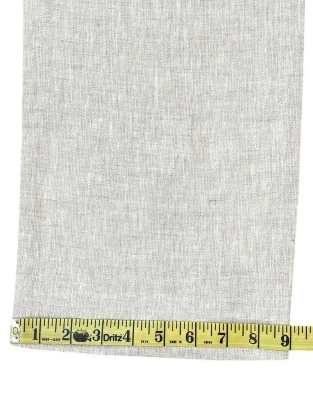 Reformation Mason 100% Linen Pants Size 2 Oatmeal Pleated Wide Leg Trouser